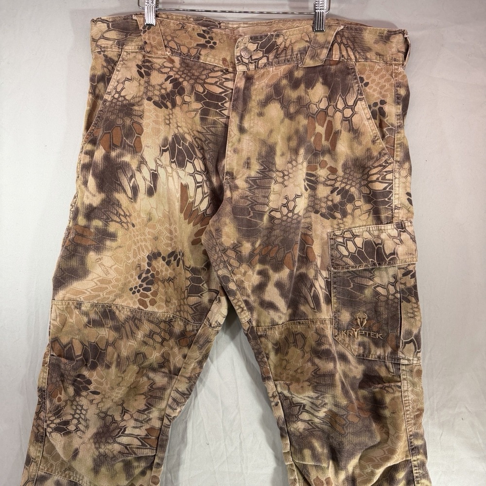 Kryptek Cargo Pant Men XL Highlander Stalker Camo Tactical Hunting Outdoor 40x32